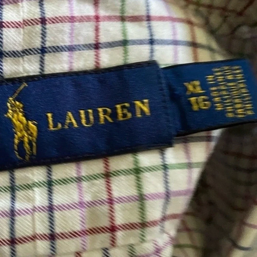 Ralph Lauren Multicolor‎ Plaid Button Down Shirt